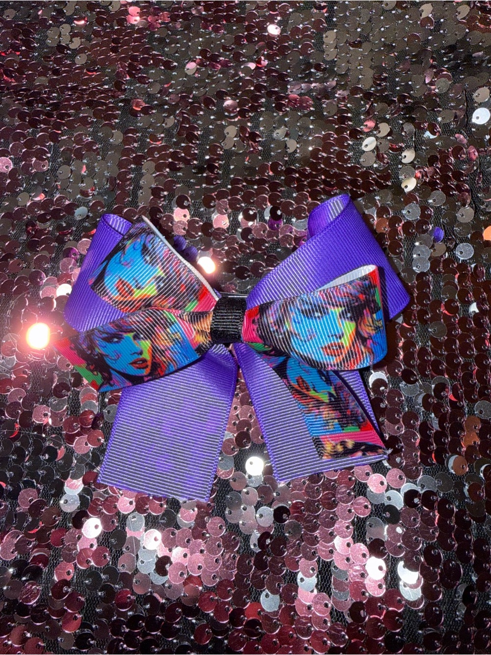 Taylor Swift 1989 Era Pop Art Print Bow Hair Clip